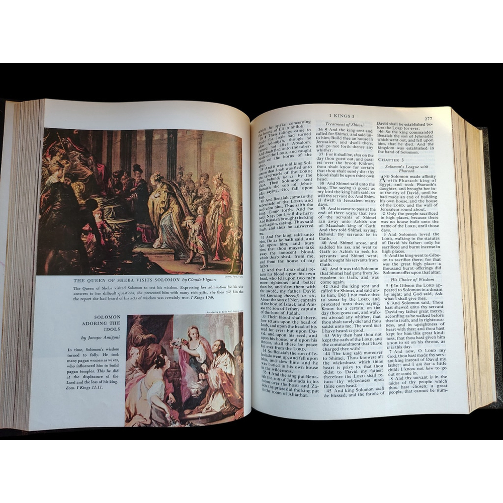 Vintage Holy Bible King James Version Home Health Edt. 3D Cover large - Picture 7 of 9
